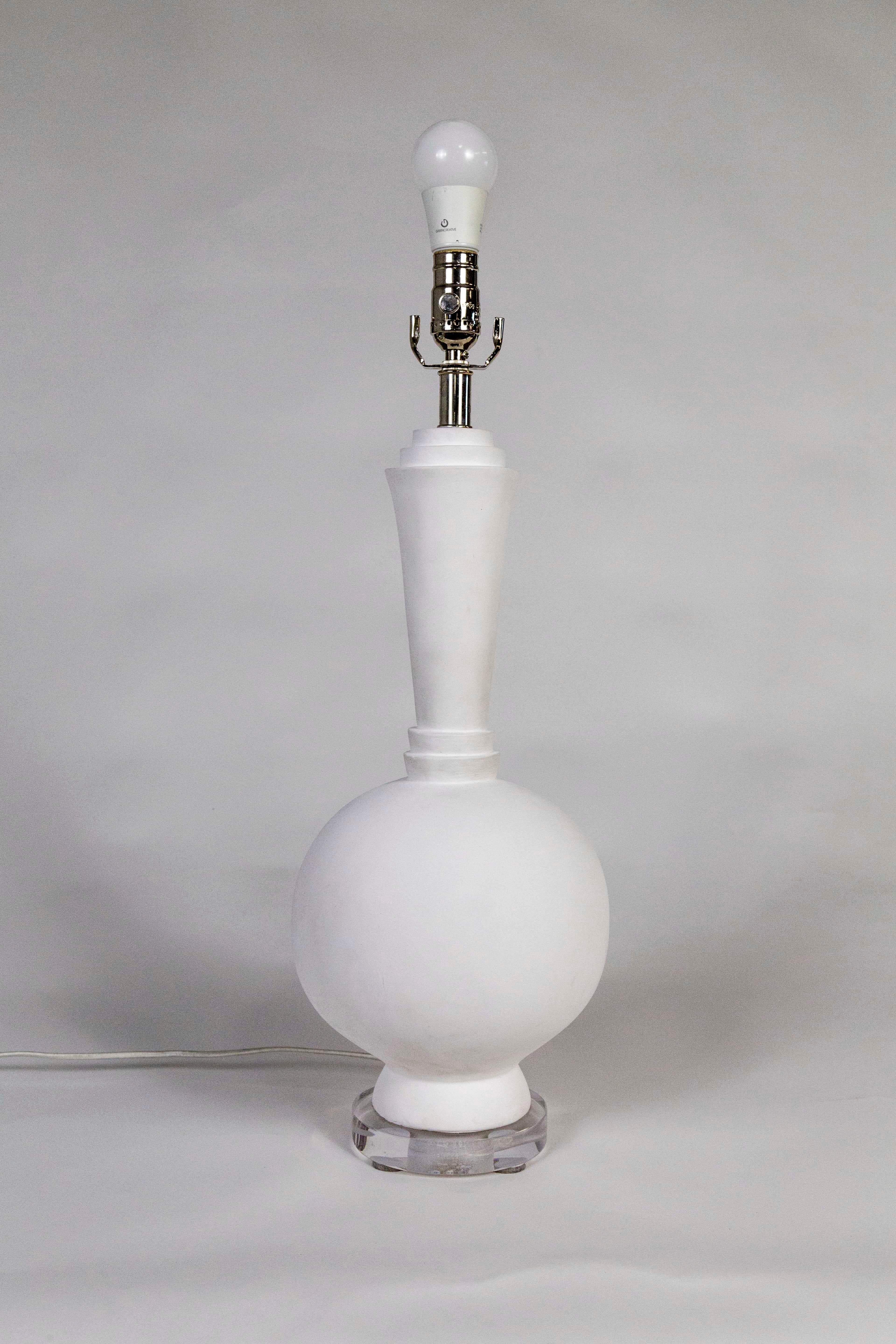 Contemporary 1939 World's Fair Plaster Lamp For Sale