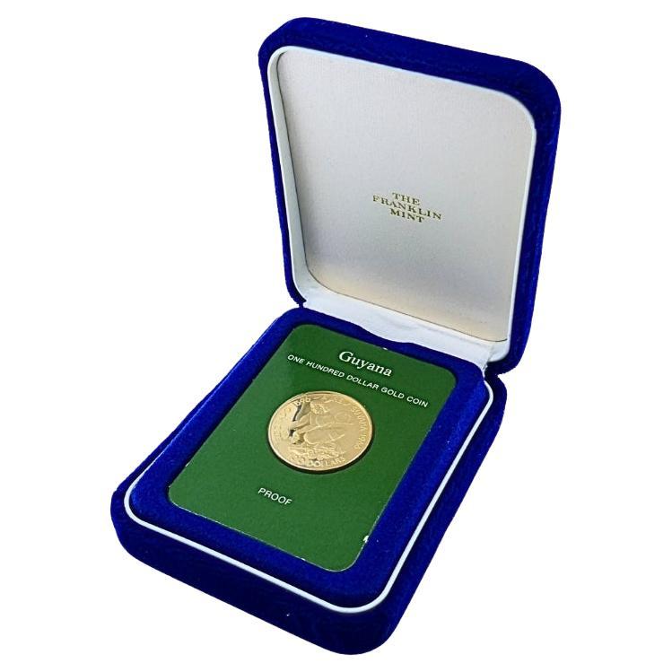 La pièce d'or commémorative de cent dollars de 1976