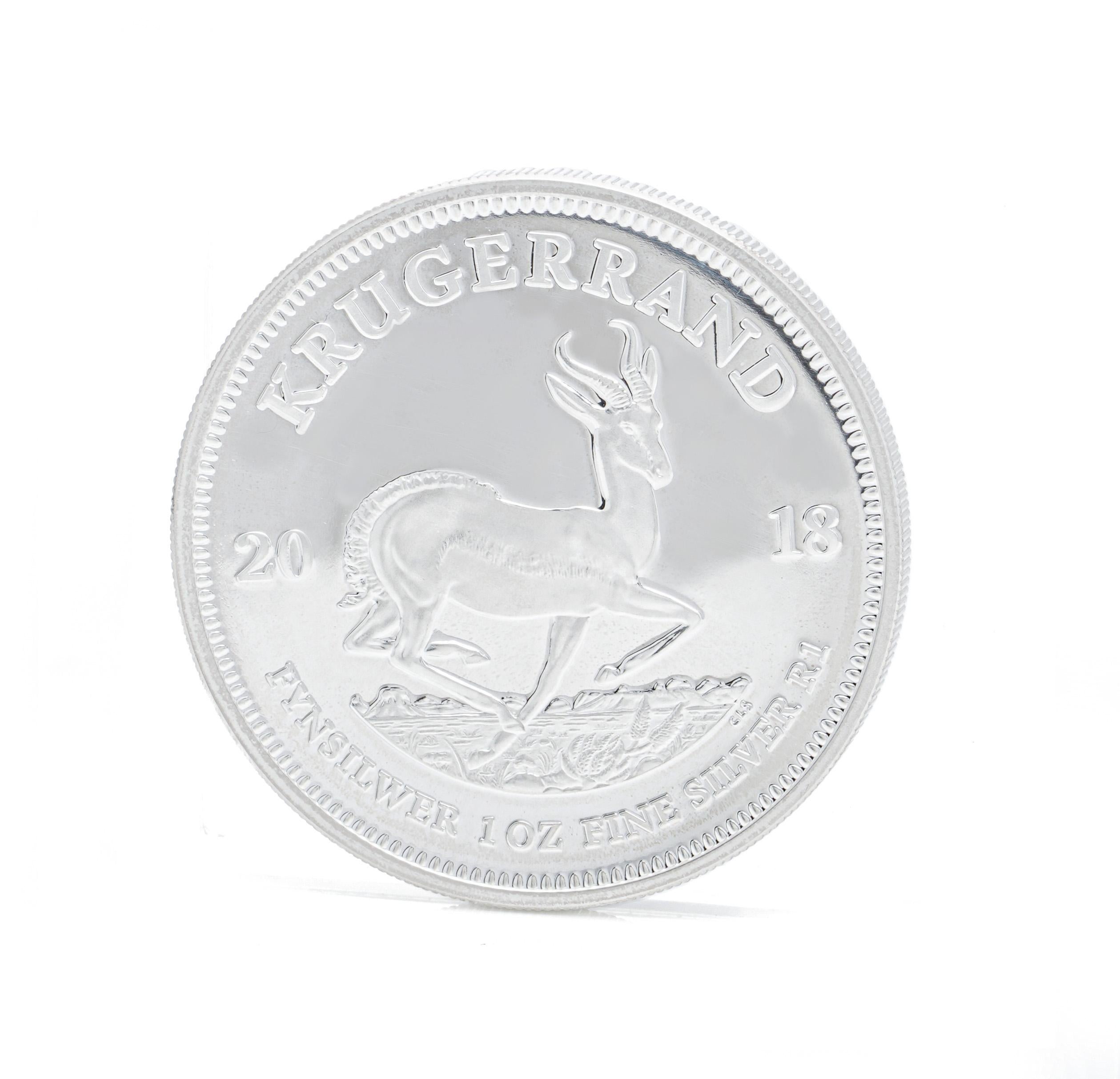 2018 1oz silver Krugerrand 999. Silver Limited edition 15000/11077 Proof In Good Condition For Sale In Braintree, GB