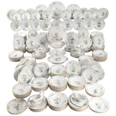 The 248 Piece Royal Danish Porcelain "Butterfly Service"