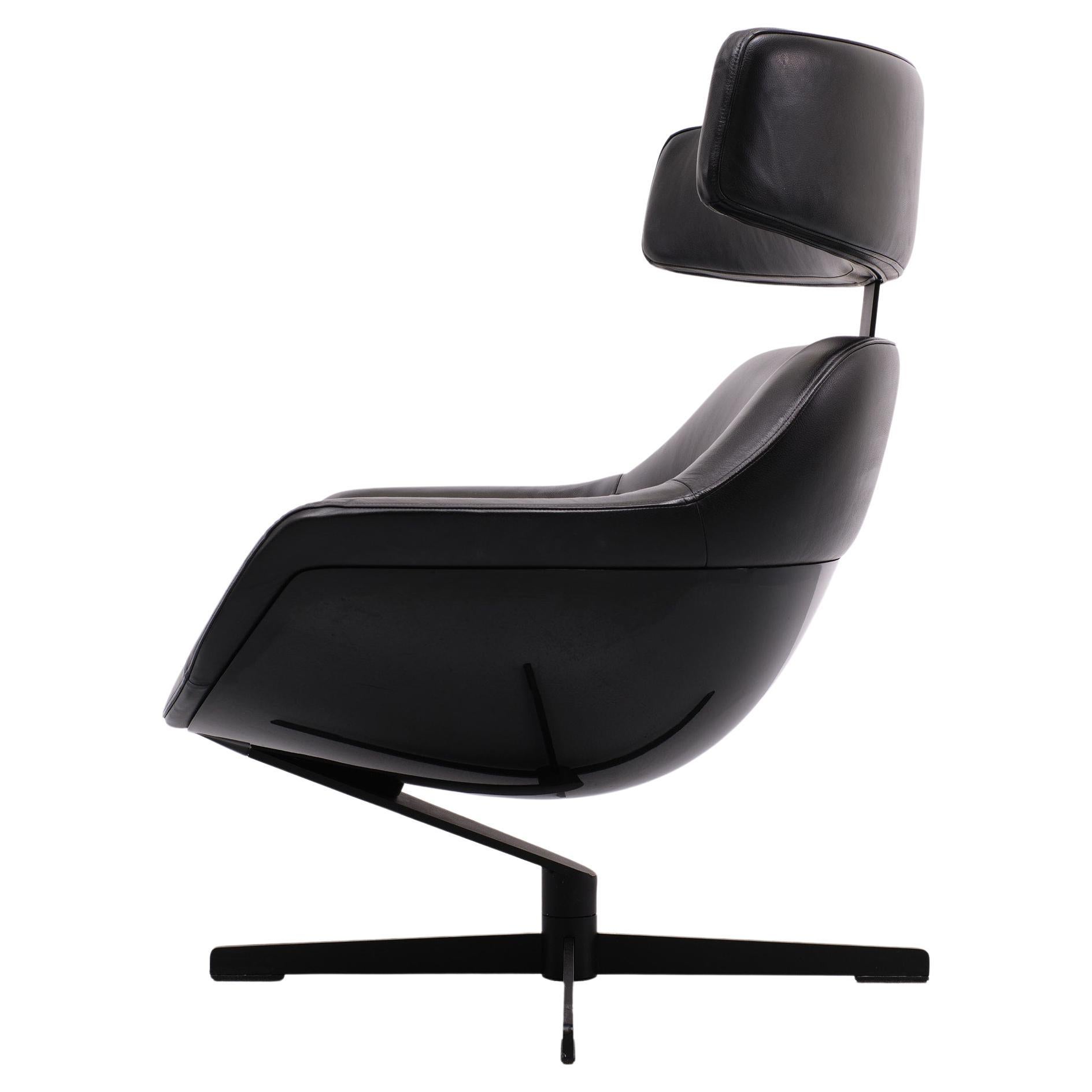 The 277 Auckland lounge chair  designed by Jean Marie Massaud for Cassina  2005
The Auckland lounge chair provide well-balanced comfort in lobbies, lounges, and meeting rooms. very futuristic and space age looking chair  .The chair has a swivel