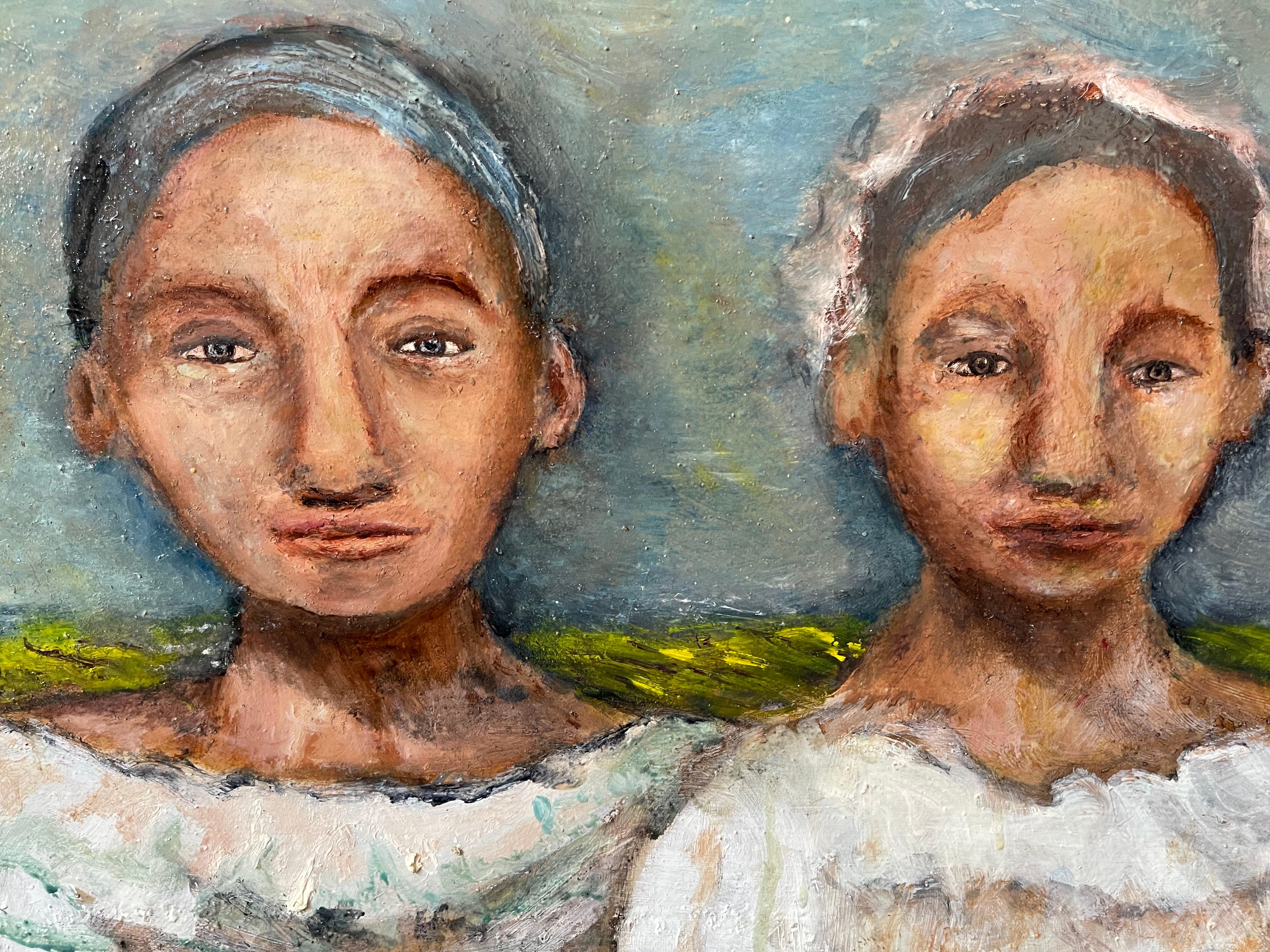 Canvas 3 Sisters, Elodie Huré, 2021 For Sale