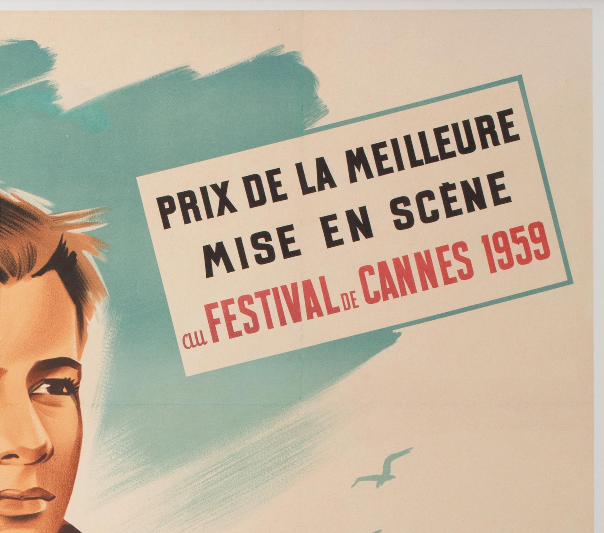 LOS 400 GOLPES 1959 Grande Película Francesa Estilo Póster, BORIS GRINSSON en Excelente estado para la venta en Bath, Somerset