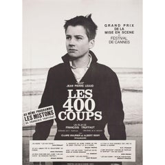 The 400 Blows R1960s French Moyenne Film Poster
