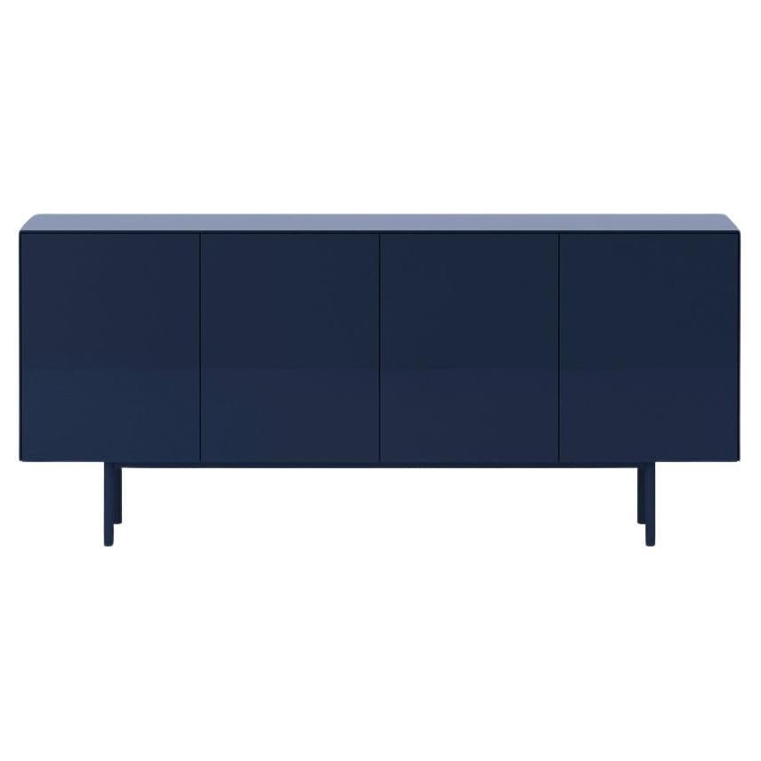 The 44 Server in Lacquer 180cm/71" wide Navy Blue  For Sale