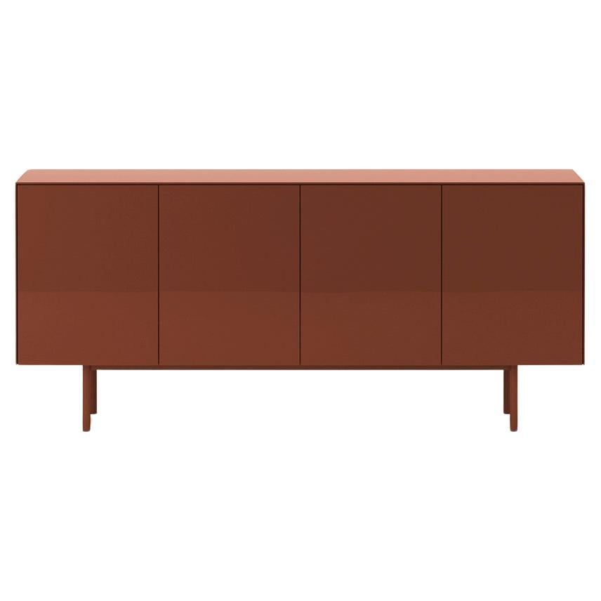 The 44 Server in Lacquer 180cm/71" wide Terracotta For Sale