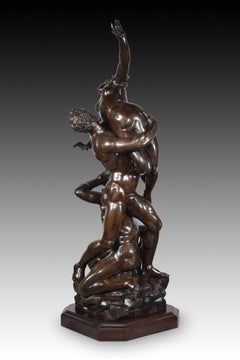 Abduction of the Sabine Woman, Bronze, 19th Century, After Giambologna