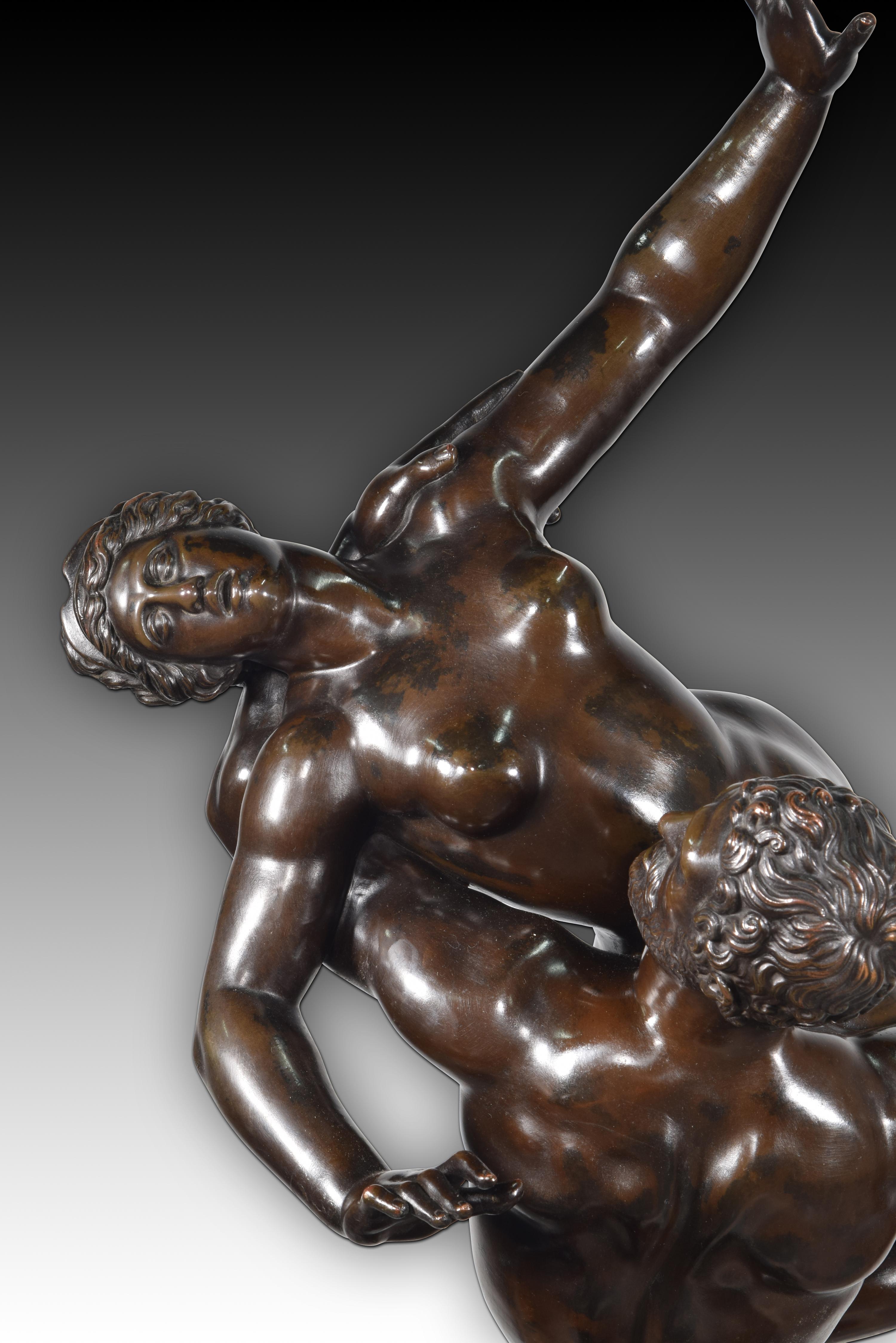 Abduction of the Sabine Woman, Bronze, 19th Century, After Giambologna For Sale 3