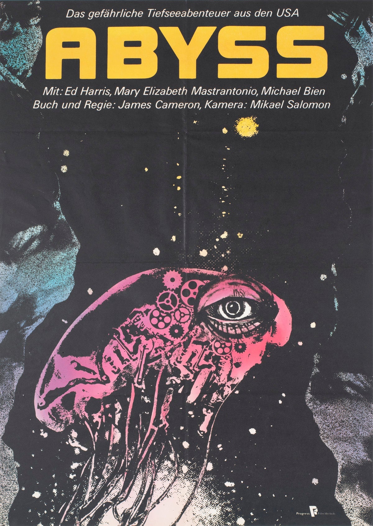 L'abîme 1990 Affiche du film A1 de l'Allemagne de l'Est