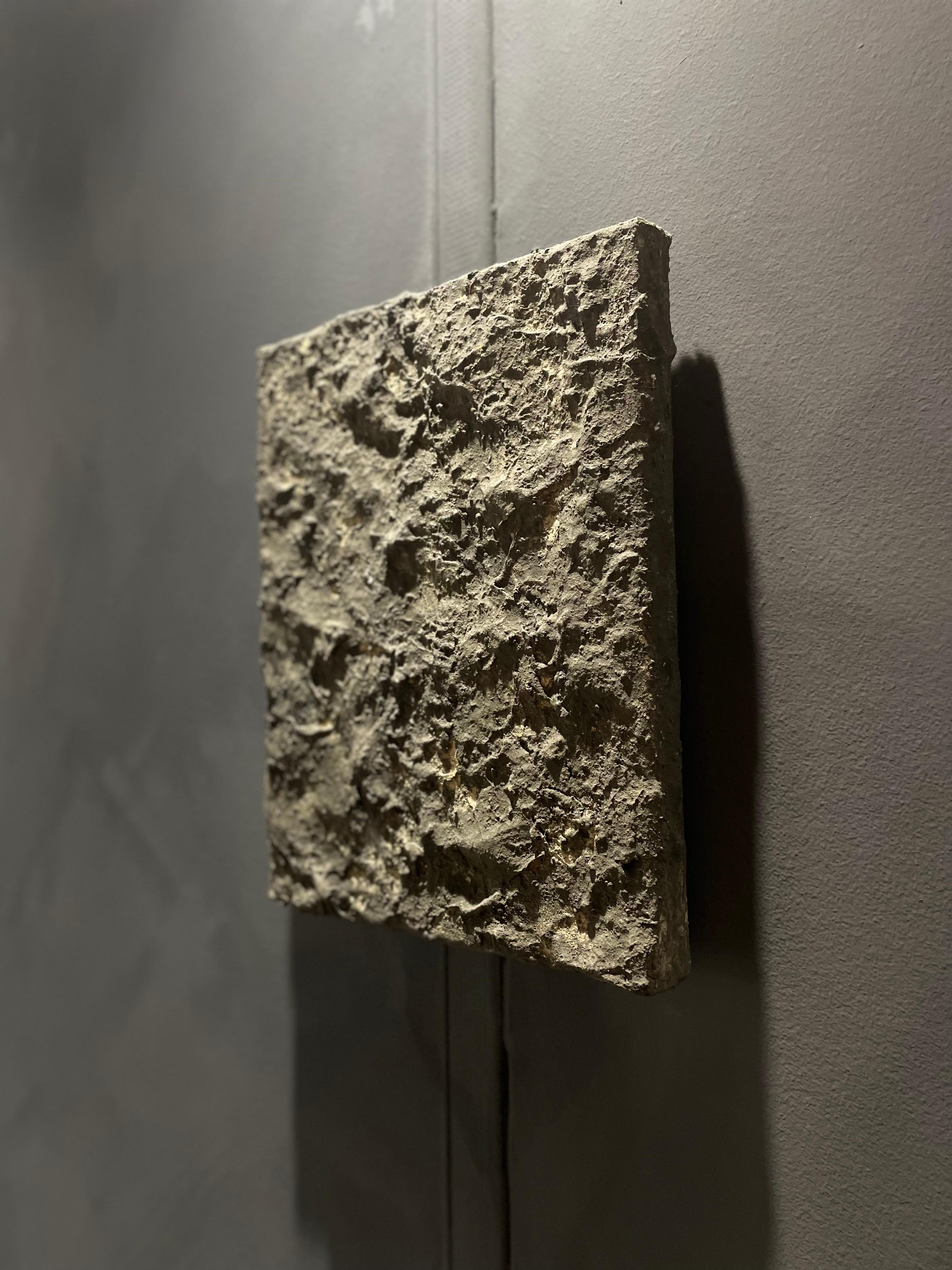 Wataru Hatano's work is made from the Kurotani washi, a traditional Japanese paper. Washi is hand-made by first separating the inner bark of the plant and pounding it. This pounded version of the Kozo inner bark is added to a liquid solution and