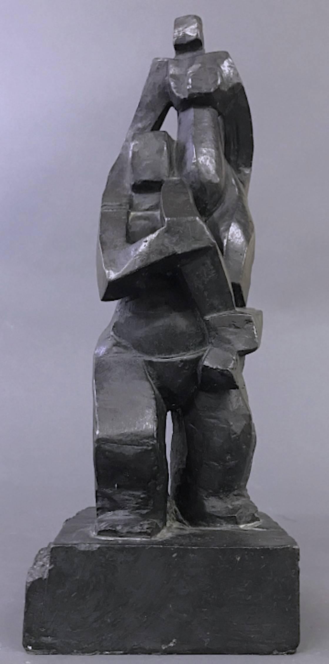Cubist bronze inscribed on the base edition 1/8 circa 1935, excellent patina.
John Melville is described by critic Michel Remy as ones of the 