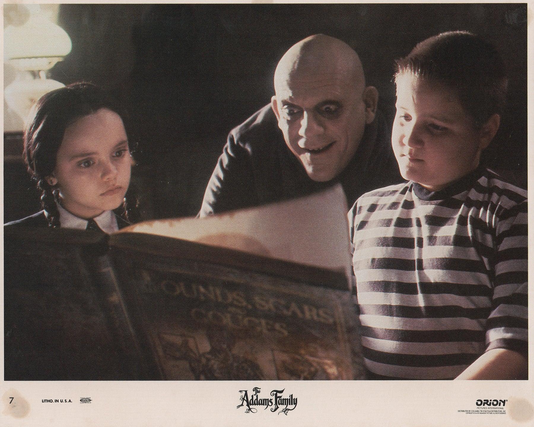 Die Addams-Familie 1991 Werbefilm Film Pressebild Gerahmt (Papier) im Angebot