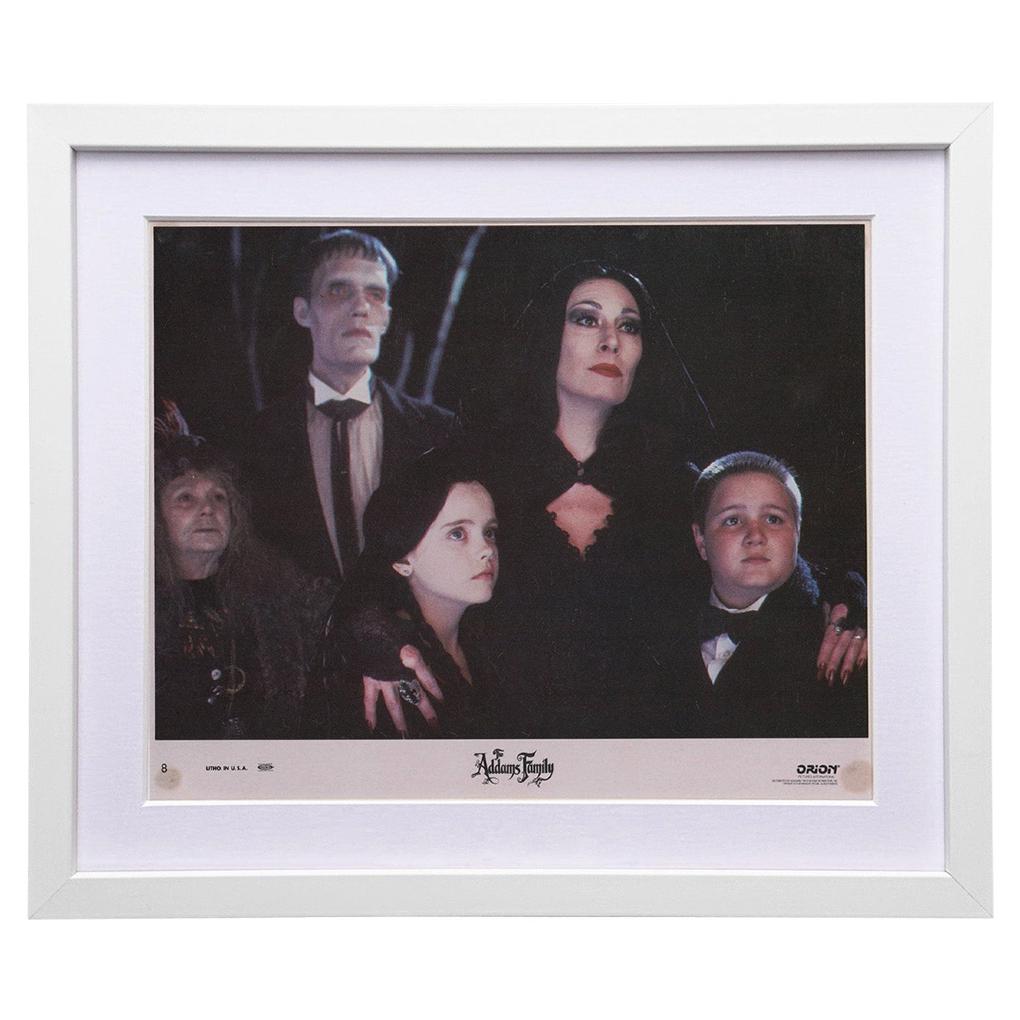 Die Addams-Familie 1991 Werbefilm Film Pressebild Gerahmt