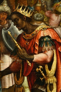 The Adoration of the Magi", school of Frans I FRANCKEN (1542-1616)