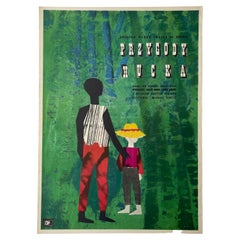 Used Adventures of Huckleberry Finn by Jerzy Srokowski, 1962 Polish Film Poster