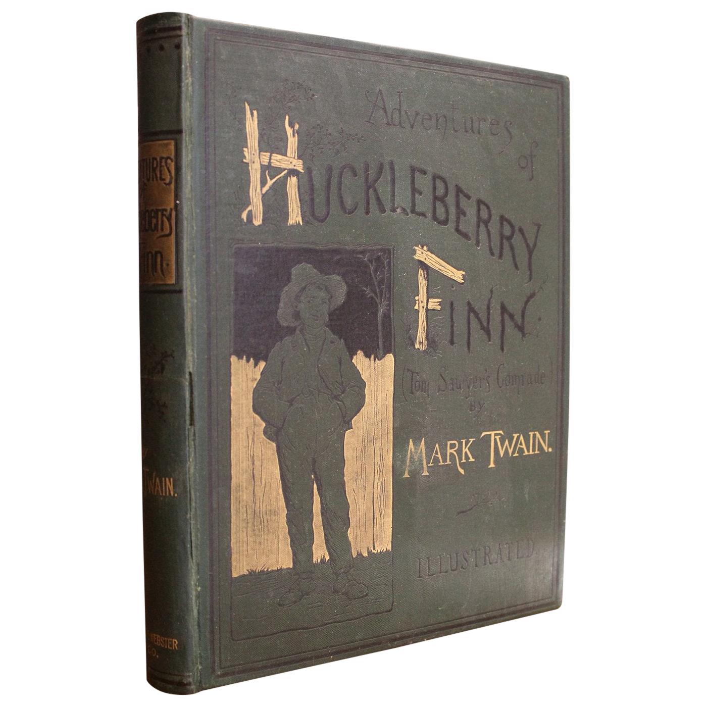 The Adventures of Huckleberry Finn by Mark Twain, First American Edition, 1885