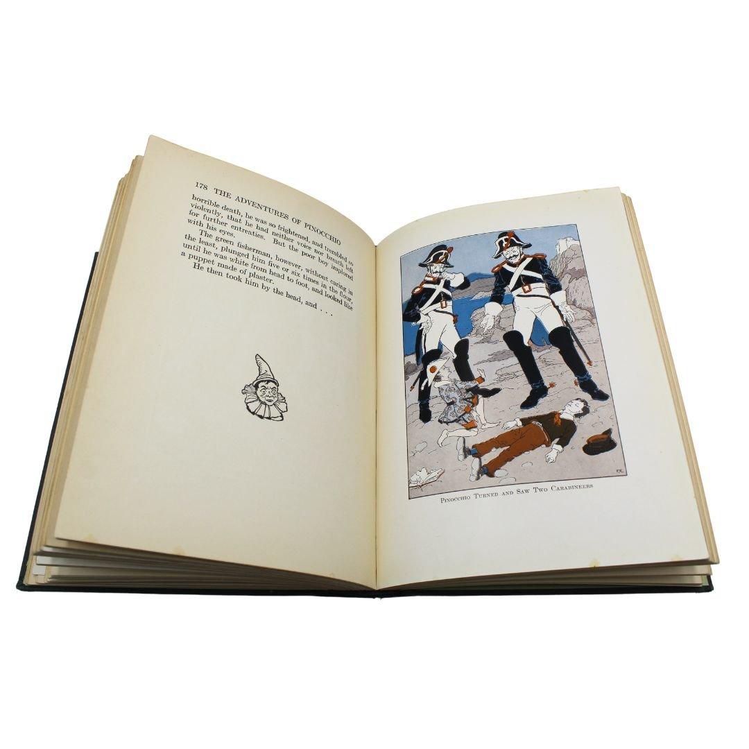 Début du 20ème siècle Les aventures de Pinocchio de C. Collodi, illustré par F. Richardson, 1927 en vente