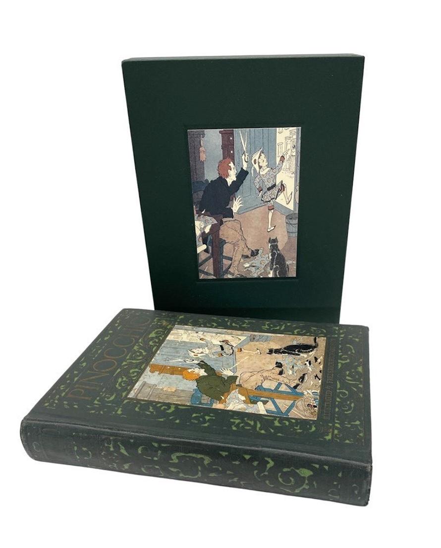 Tissu Les aventures de Pinocchio de C. Collodi, illustré par F. Richardson, 1927 en vente