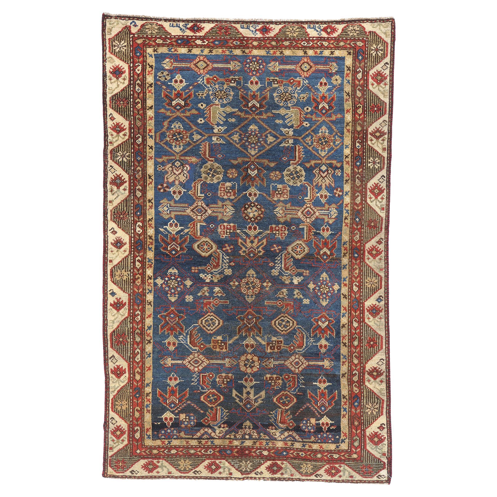 The Aegean Garden: Late 19th Century Persian Malayer Masterpiece of Refinement