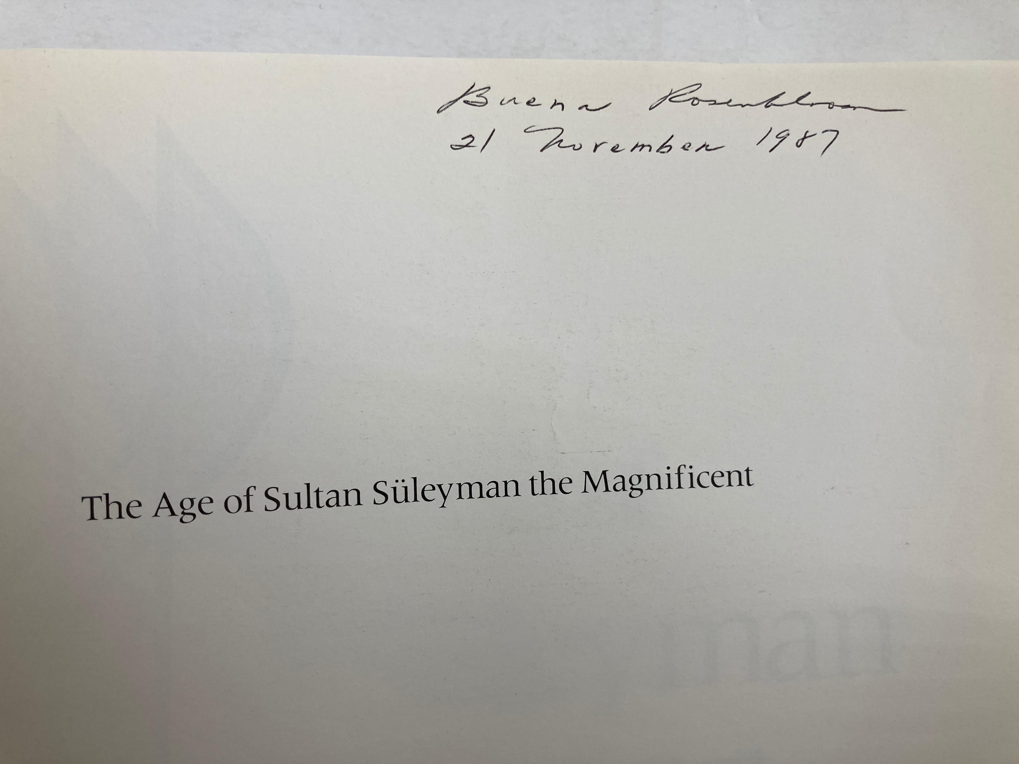Turkish The age of Sultan Süleyman the Magnificent Book by Esin Atıl