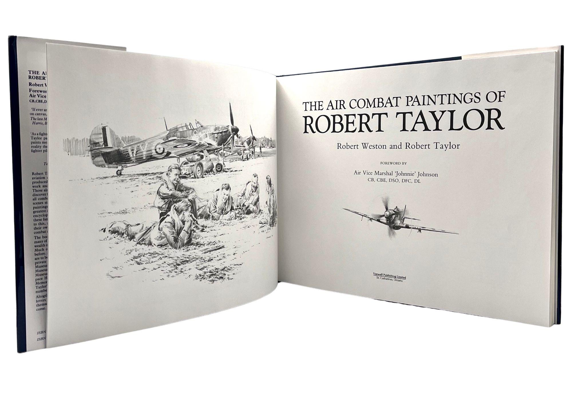 Late 20th Century Air Combat Paintings of Robert Taylor, by Robert Taylor, 1987 For Sale