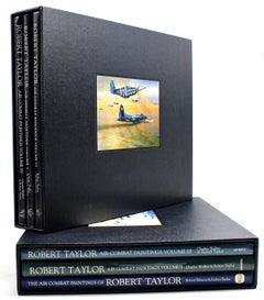 "The Air Combat Paintings of Robert Taylor" signed by Taylor and Fighter Pilots