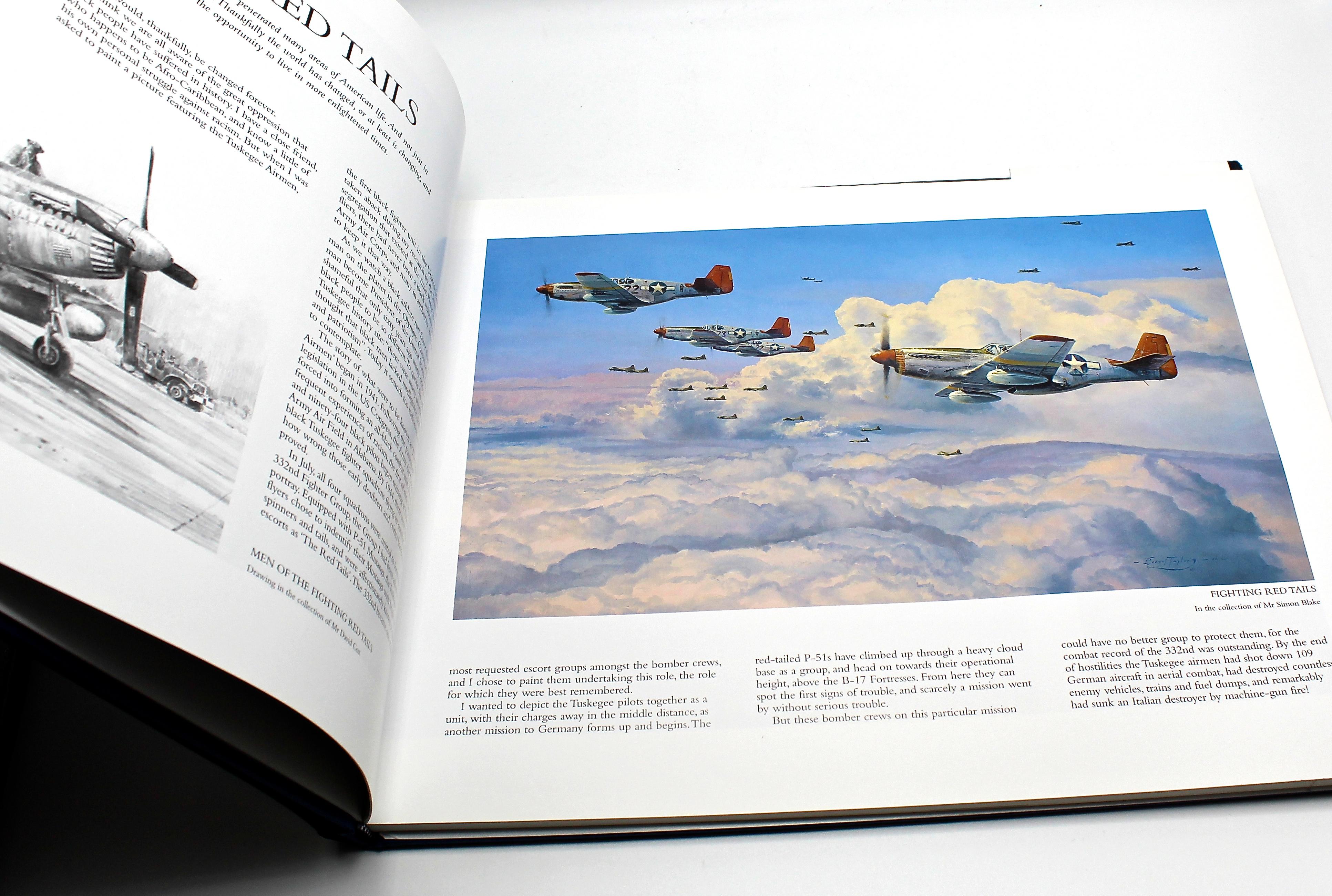20ième siècle « The Air Combat Paintings of Robert Taylor » signé par Taylor et Fighter Pilots en vente
