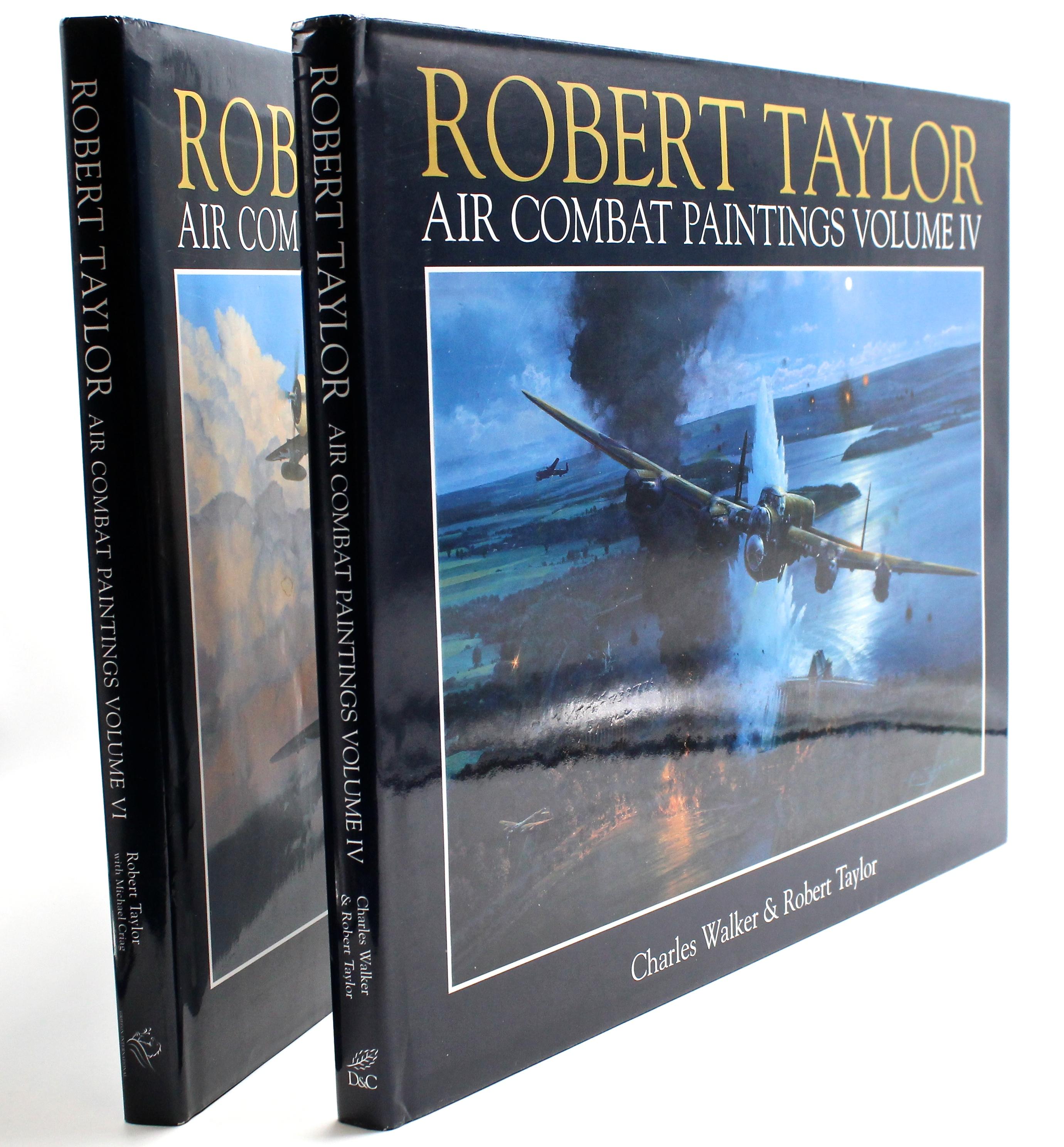 Papier « The Air Combat Paintings of Robert Taylor » signé par Taylor et Fighter Pilots en vente
