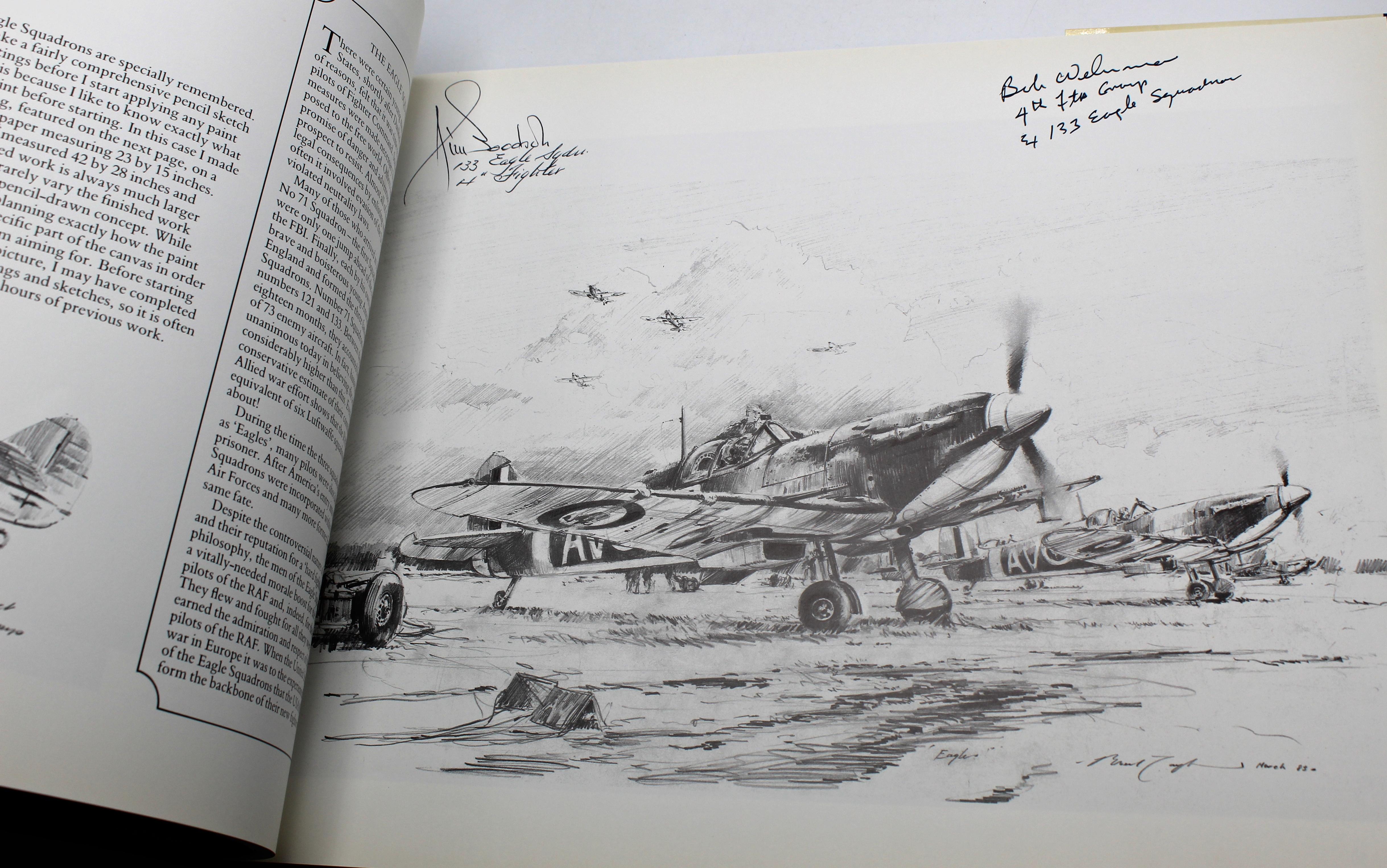 « The Air Combat Paintings of Robert Taylor » signé par Taylor et Fighter Pilots en vente 1