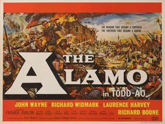"The Alamo" Original British Film Poster