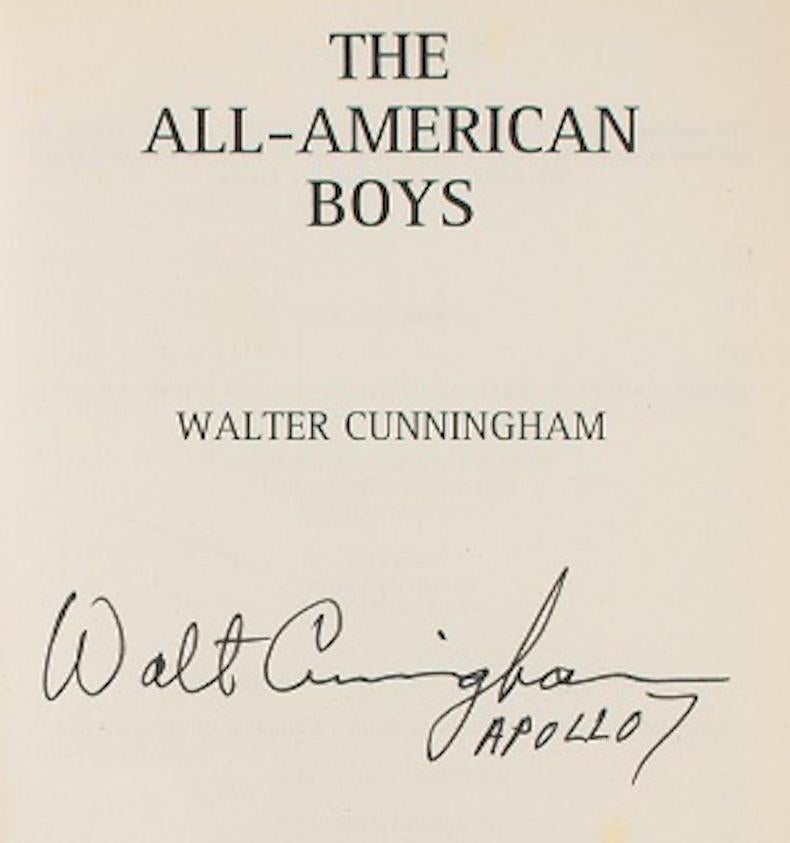 Contemporary The All-American Boys, Signed by Walter Cunningham, First Updated Paperback 2004 For Sale