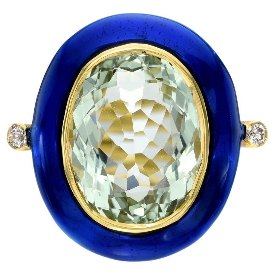La bague de l'aigue-marine qui sait tout en vente
