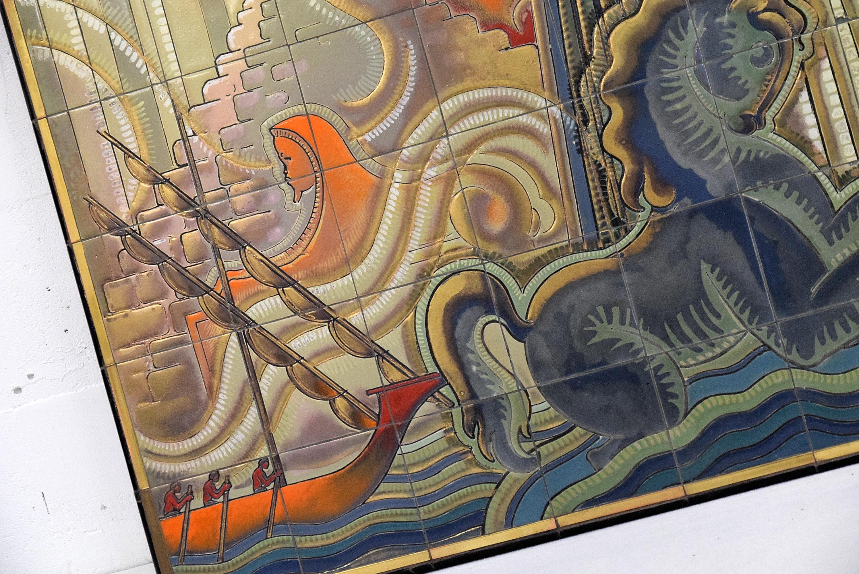 Belge The Allegorical Representation of Architecture and Sculptural Art 1948 en vente