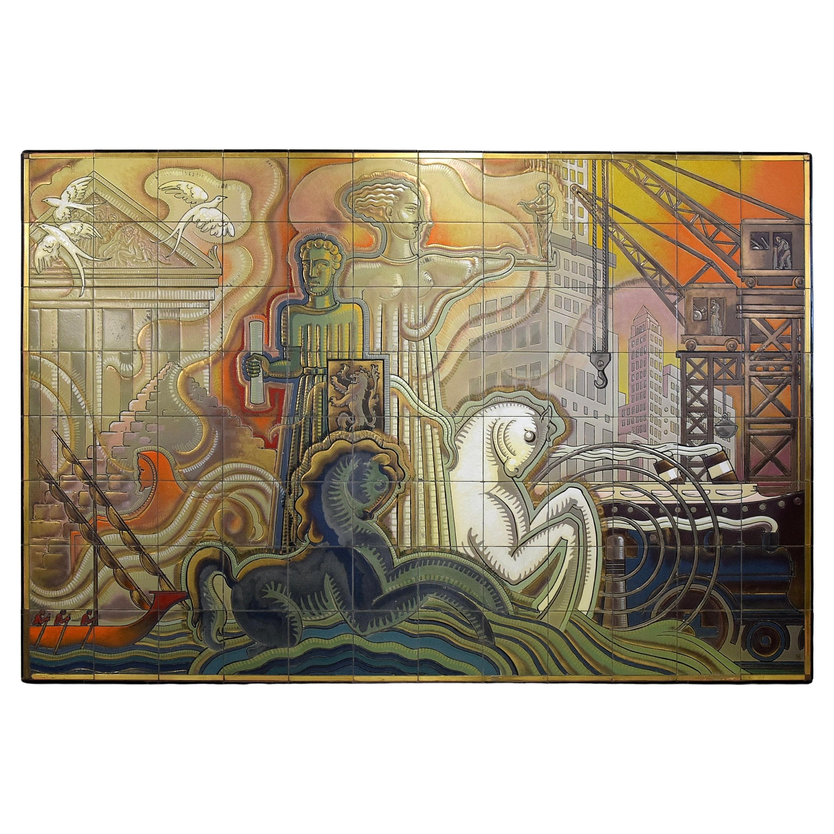 La rappresentazione allegorica dell'architettura e dell'arte scultorea 1948