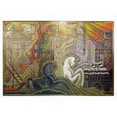 The Allegorical Representation of Architecture and Sculptural Art 1948