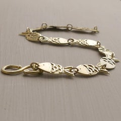 The Amalur Fish Bracelet 18ct Fairmined Gold