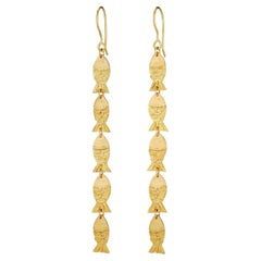 Die Amalur-Fisch-Ohrringe 18K Fairtrade Gold