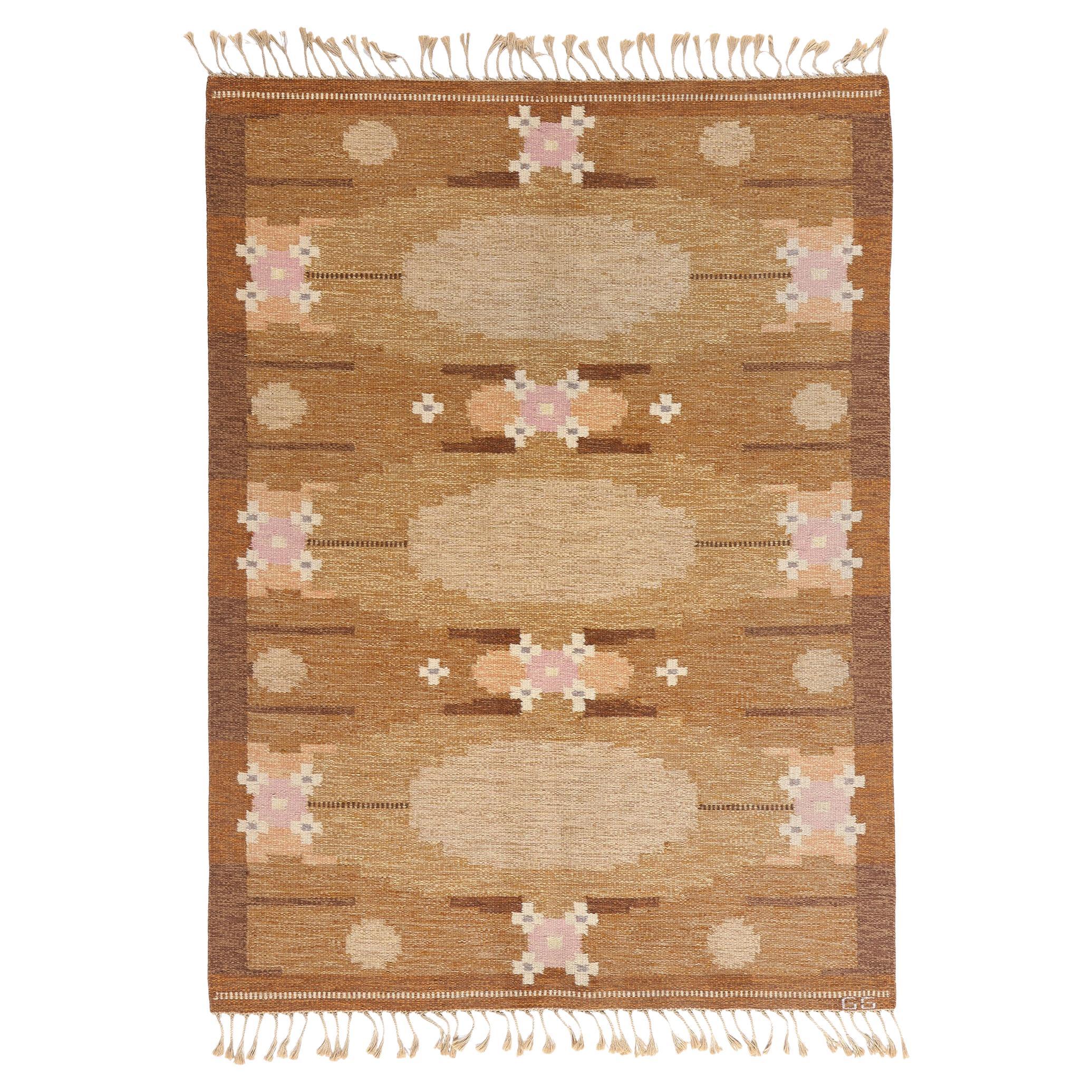 The Amber Dahlia Reverie: Gitt Grännsjö-Carlsson Masterpiece of Nordic Elegance For Sale