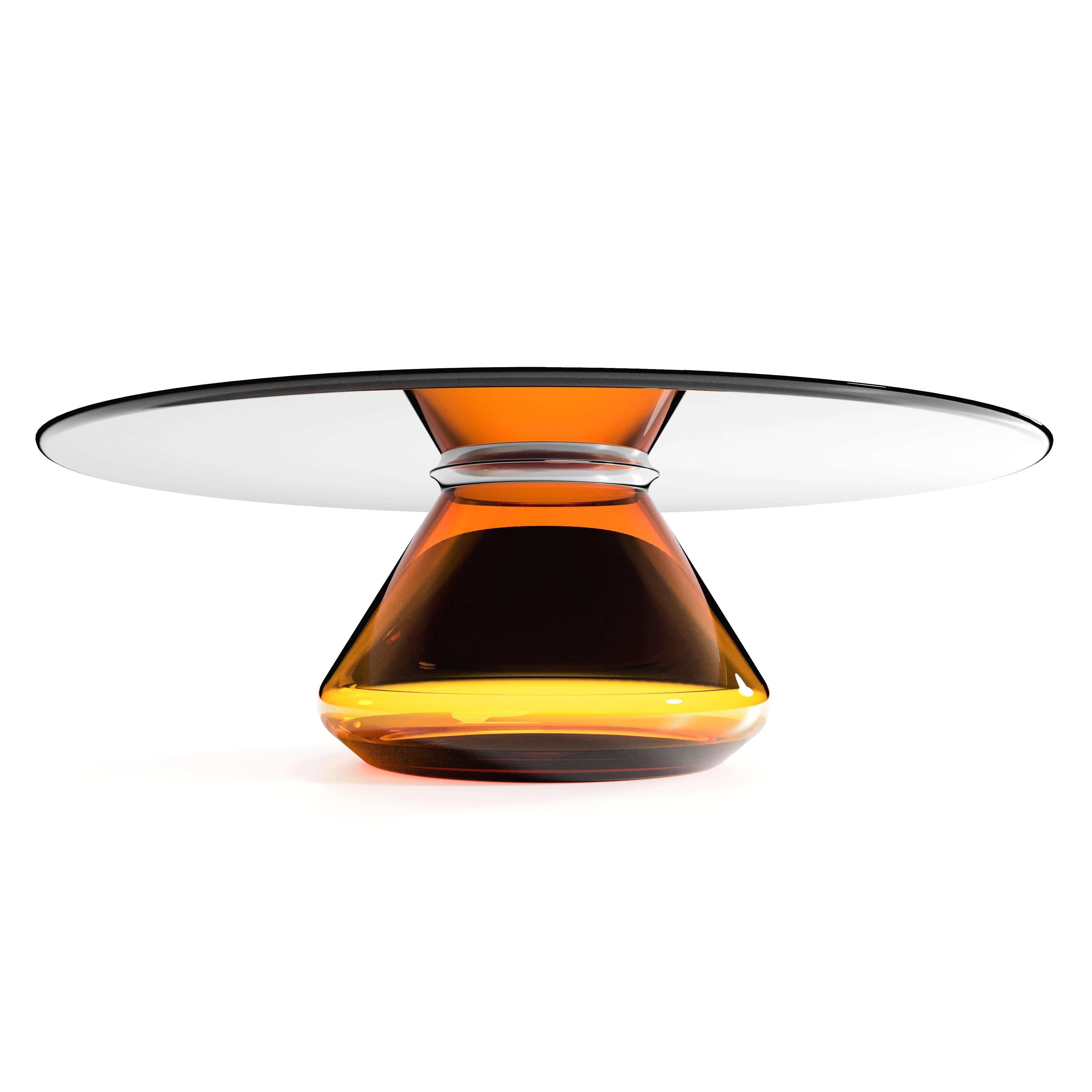 Amber Eclipse II Coffee Table by Grzegorz Majka For Sale 1