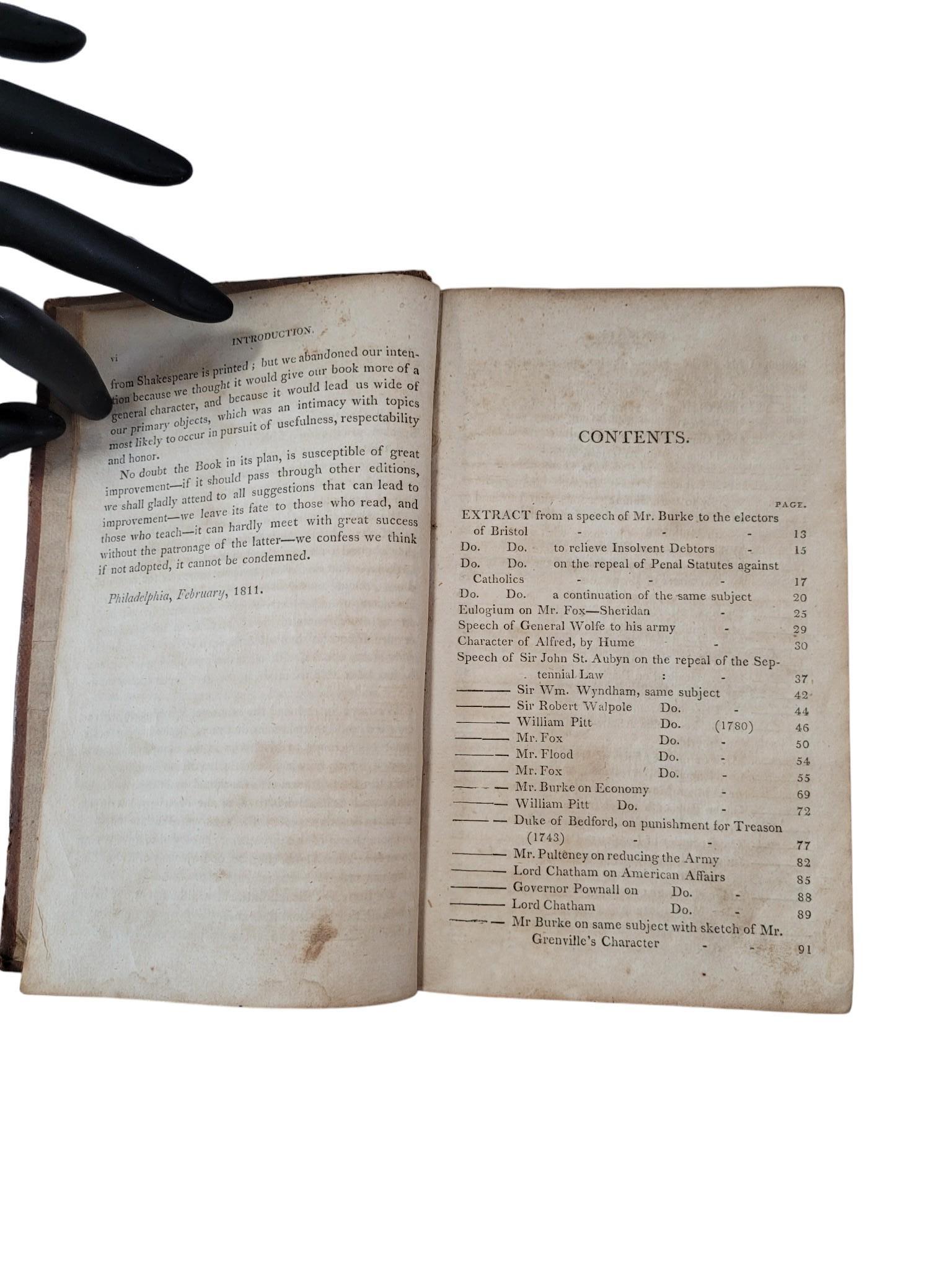 L'orateur américain (1811), première édition en vente 7