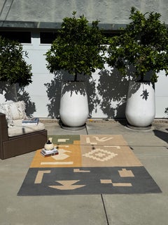 Anatolia Icons Rug Contemporary Flatweave Handwowen Rug by Studio Marmi