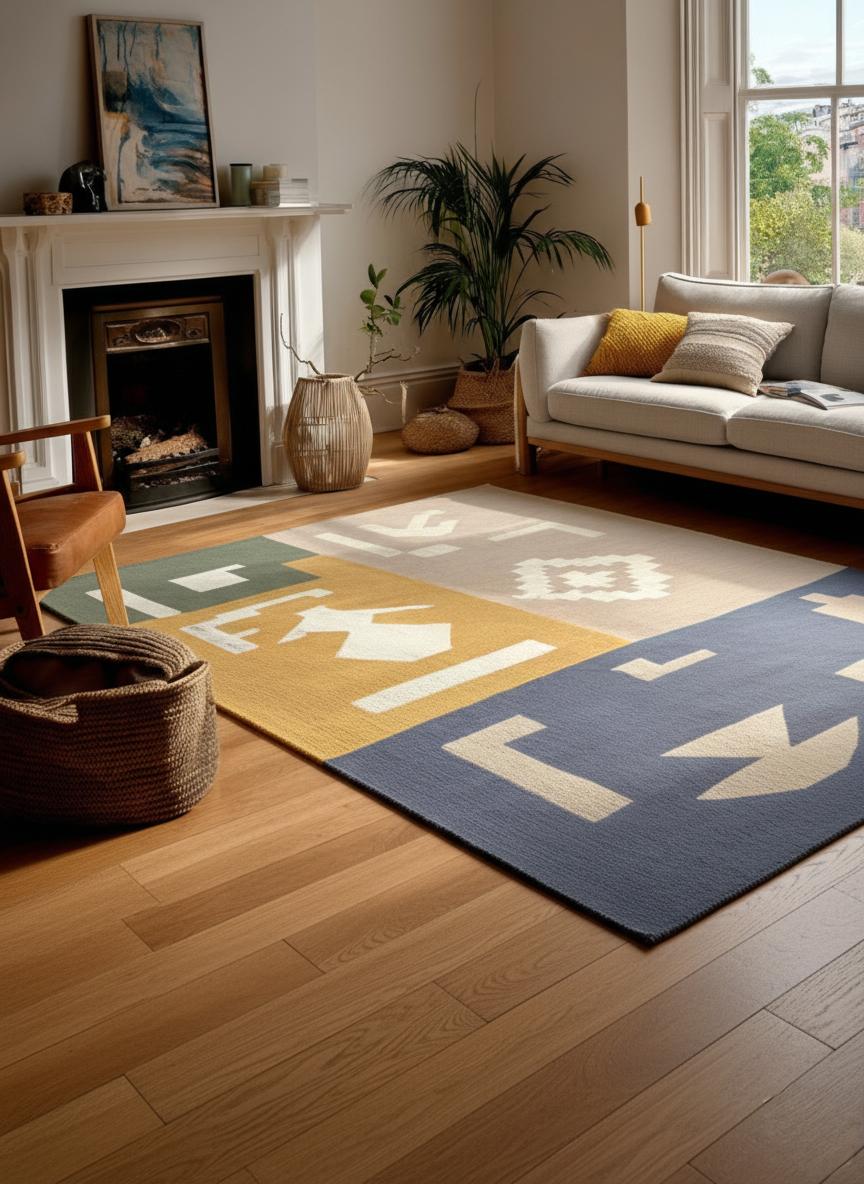 The Anatolia Collection Contemporary  Türkischer handgewebter flachgewebter Kilim-Teppich im Angebot 2
