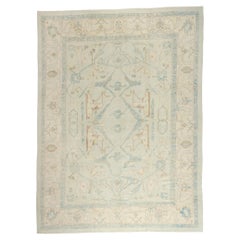 The Anatolian Cipher: A Modern Turkish Oushak Masterpiece of Monumental Poise