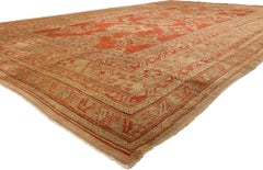 The Anatolian Crown: A Late 19th Century Turkish Oushak Masterpiece of Elegance