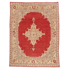 The Anatolian Heirloom: An Antique Turkish Oushak Masterpiece of Quiet Nobility