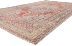 La Joya de Anatolia: Una antigua obra maestra turca de Oushak de noble refinamiento