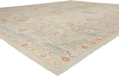 The Anatolian Ledger: A Modern Turkish Oushak Masterpiece of Refined Grandeur