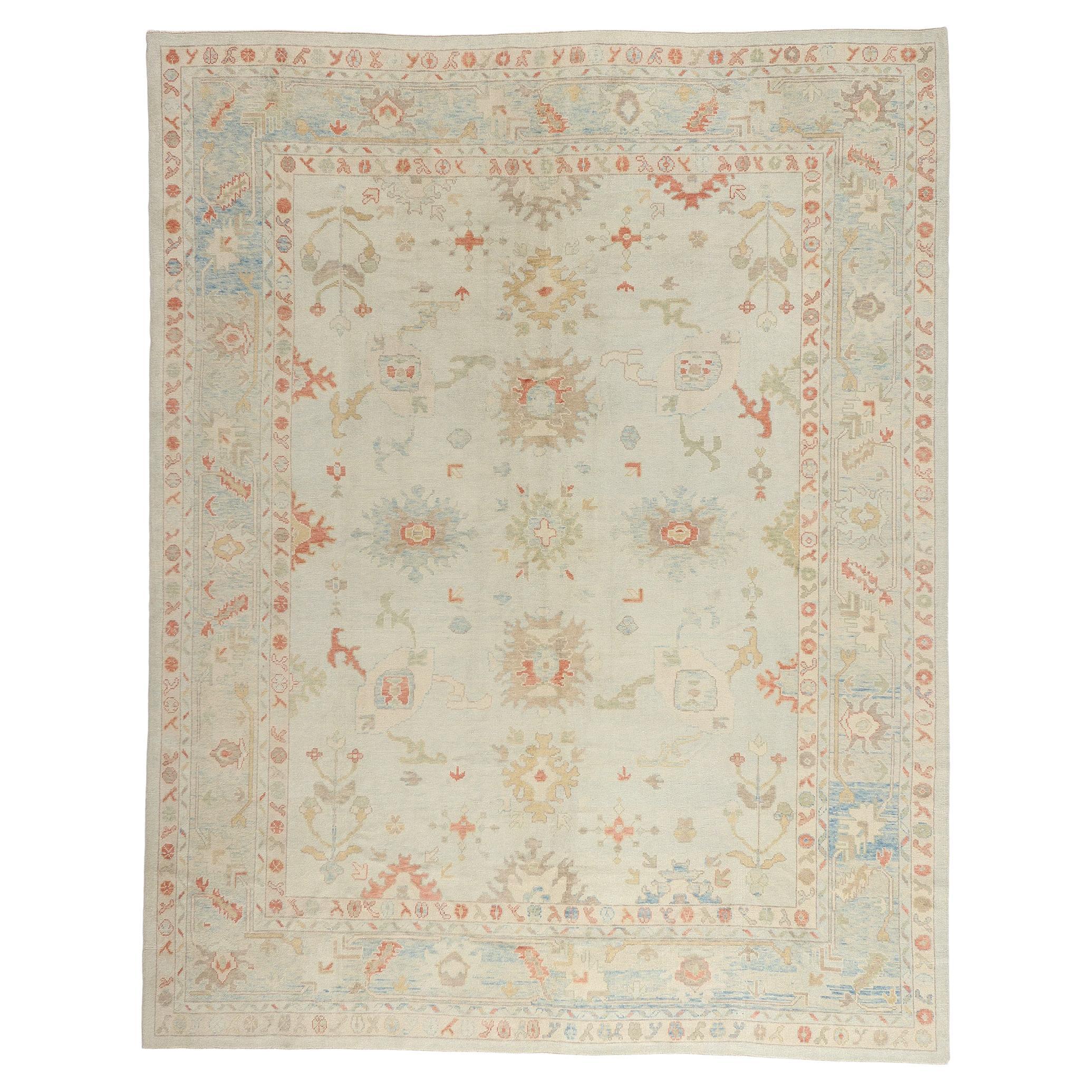 The Anatolian Ledger: A Modern Turkish Oushak Masterpiece of Refined Grandeur