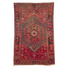 The Ancestral Ember: An Antique Persian Hamadan Masterpiece of Tribal Elegance