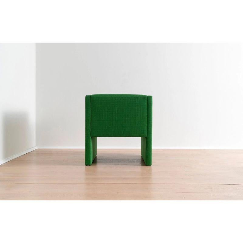 American Angle Armchair in Green Recycled Fabric